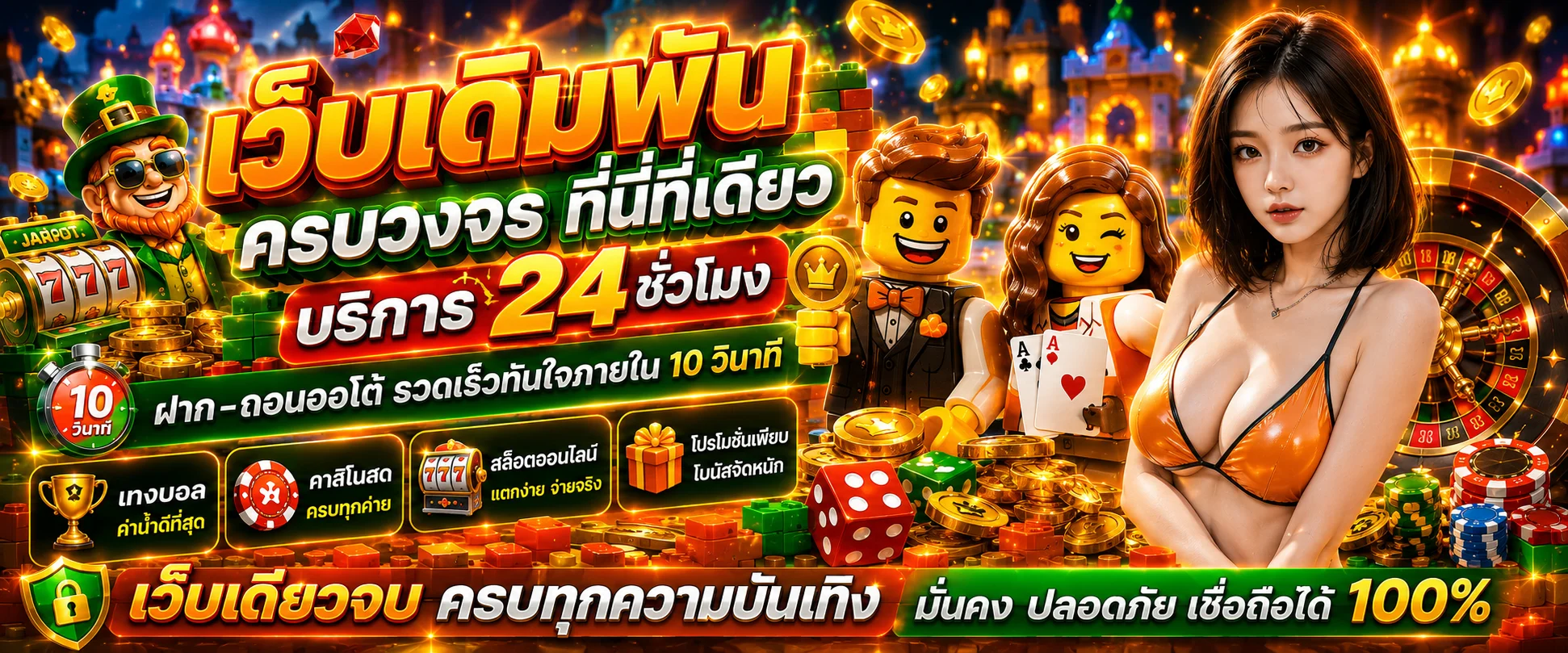 LEGO678 เว็บตรง สล็อตออนไลน์ คาสิโนครบ ระบบออโต้