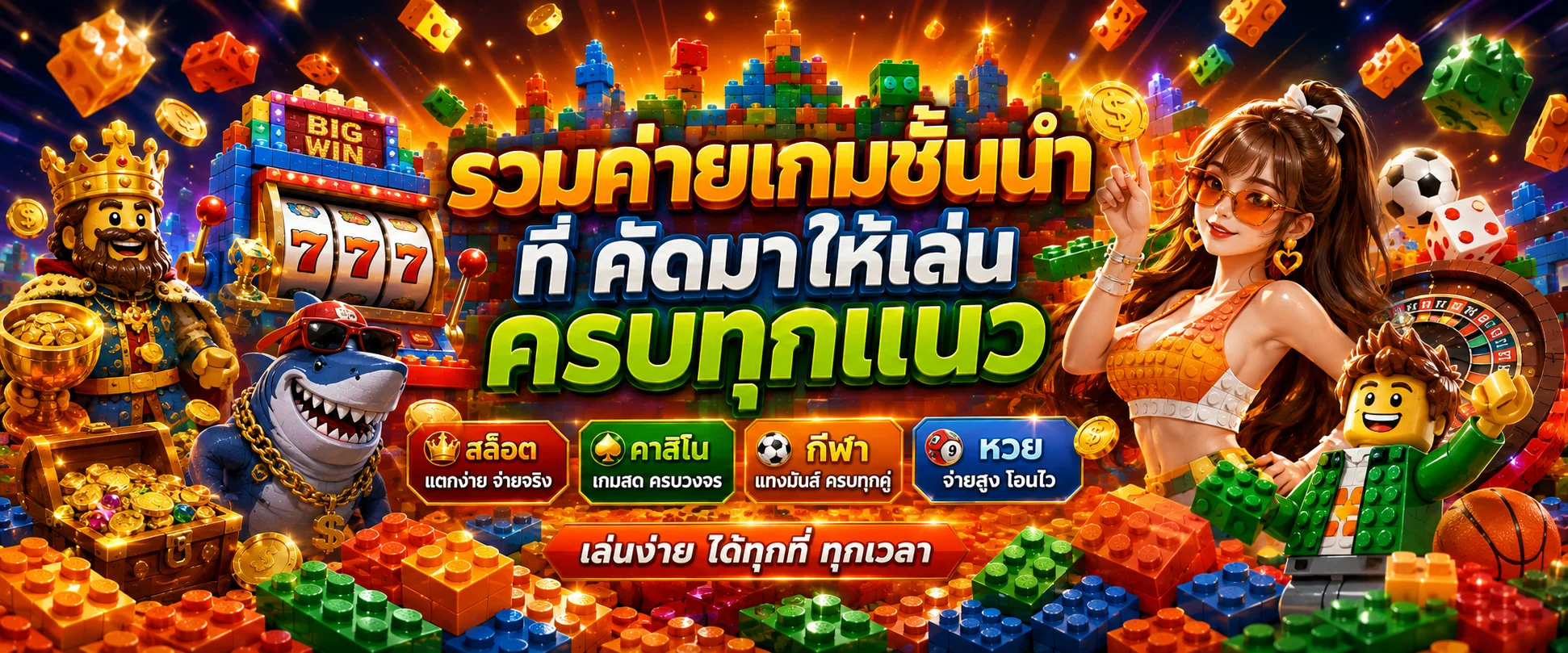 LEGO678 เว็บตรง สล็อตออนไลน์ คาสิโนครบ ระบบออโต้