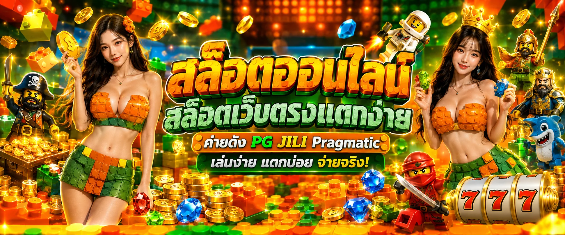 รวมค่ายเกมสล็อตออนไลน์เว็บตรงบน LEGO678